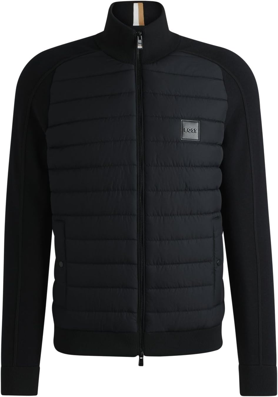 BOSS】美品 モノグラムディテール ジップアップ スウェット